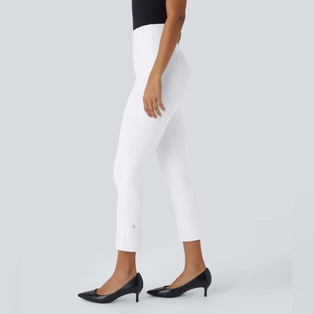 HALARA Flex SculptKnit High Waisted Tummy Control Work White yoga pants